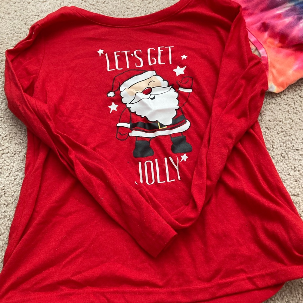 This is a Christmas pj short has been ware